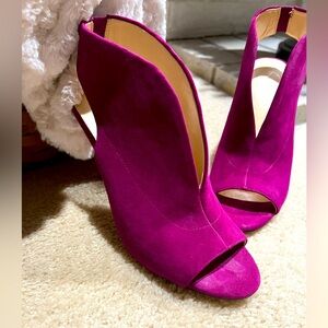 Jessica Simpson Javrey purple suede dress shoes